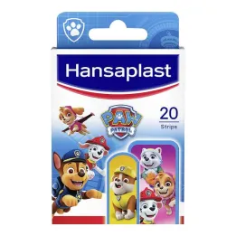 Tiras de yeso para niños Hansaplast Paw Patrol, 20 piezas