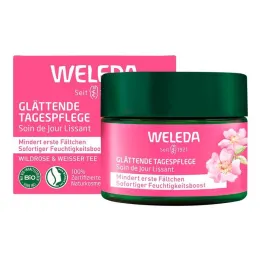 Weleda suavizante cuidado de día rosa silvestre & té blanco, 40 ml