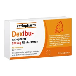 Dexibu-ratiopharm 200 mg comprimidos recubiertos con película, 10 piezas