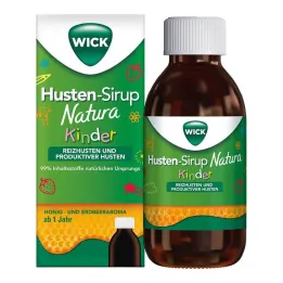 WICK Jarabe para la tos Natura niños, 140 ml