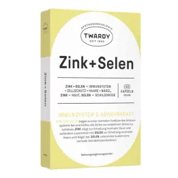 Cápsulas de zinc + selenio veganas, 40 piezas