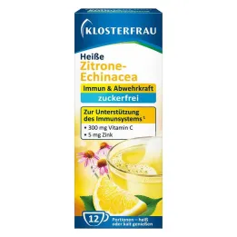 Klosterfrau gránulos calientes sin azúcar de limón y equinácea, 12x4 g