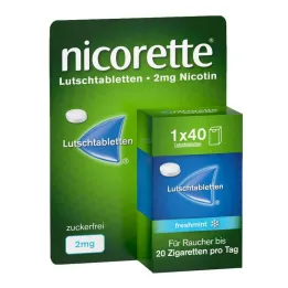Nicorette Freshmint 2 mg pastillas prensadas, 40 piezas