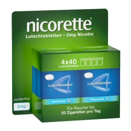 Nicorette Freshmint 2 mg pastillas prensadas, 160 piezas