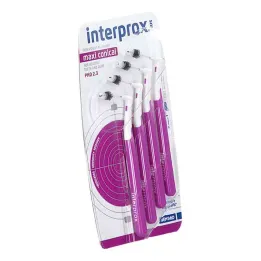 Interprox plus cepillo interdental maxi cónico morado, 4 piezas