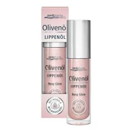 Aceite de labios de aceite de oliva brillo rosado, 4 ml