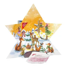 H&amp;S Bolsas filtrantes con forma de estrella para calendario de Adviento, 24 unidades