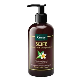 Jabón Kneipp té verde & jabón de cuidado con aroma suave de flor de naranjo, 250 ml