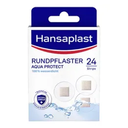 Hansaplast Aqua Protect parche redondo, 24 piezas