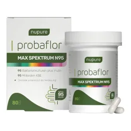 Nupure Probaflor Max Spektrum N95 cápsulas gastrorresistentes, 80 piezas