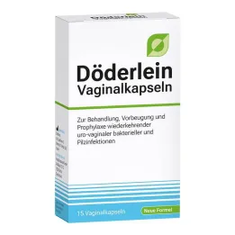 Cápsulas vaginales Döderlein con bacterias del ácido láctico, 15 piezas