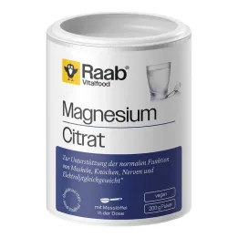 Raab Vitalfood Citrato de magnesio en polvo, 200 g