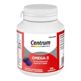 Cápsulas masticables Centrum Omega-3, 120 piezas