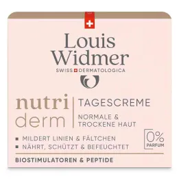 Crema de día Widmer Nutriderm sin P., 50 ml