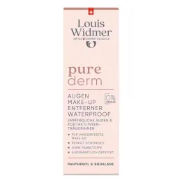 Desmaquillante de ojos Widmer Purederm resistente al agua sin P., 100 ml