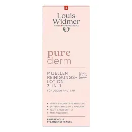Loción limpiadora micelar Widmer Purederm sin perfume, 200 ml