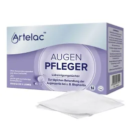 Toallitas limpiadoras de párpados para el cuidado de los ojos Artelac, 20 piezas