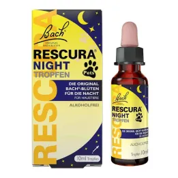 Flores de Bach Original Rescura Night Pets gotas sin alcohol, 10 ml
