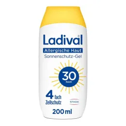 Ladival gel protector solar pieles alérgicas LSF 30, 200 ml