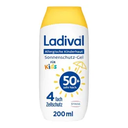 Gel para la piel de los niños alérgicos Ladival LSF 50 +, 200 ml