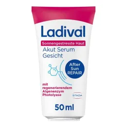 Cara de suero agudo para piel estresada por el sol de Ladival, 50 ml