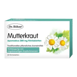 Dr. Böhm Feverfew Apomedica 200 mg tabletas recubiertas de película, 60 st