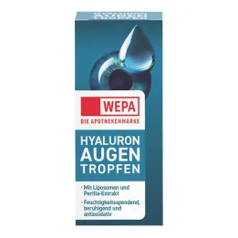 Gotas para los ojos hialurónicos Wepa, 10 ml