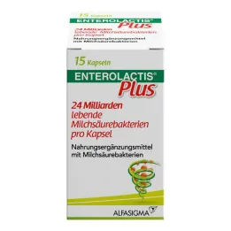 Cápsulas de enterolactis plus, 15 piezas