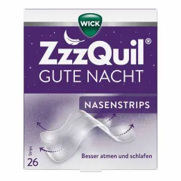 WICK Tiras nasales Zzzquil Good Night, 26 piezas