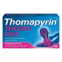 Comprimidos recubiertos con película de Thomapyrin TENSION DUO 400 mg / 100 mg, 36 comprimidos