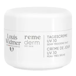 Crema de día para piel seca Widmer remederm UV 30 sin parf., 50 ml
