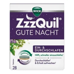 WICK Tabletas de buenas noches Zzzquil, 28 piezas