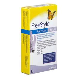 Tiras reactivas de cetonas en sangre ß de precisión Freestyle, 10 piezas
