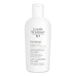 Widmer Remederm Leche corporal para piel seca 5% urea sin par, 200 ml