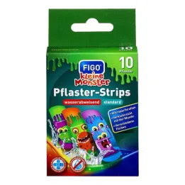 Tiritas infantiles Figo pequeños monstruos, 10 piezas