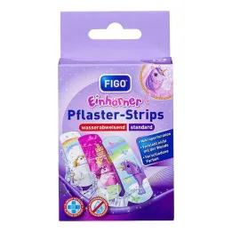 Figo tiritas infantiles unicornios, 10 piezas