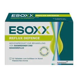 Esoxx Reflux Defense Tabletas masticables, 20 ST