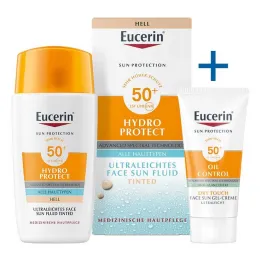 Eucerin Sun Fluido Hydro Protect Rostro claro LSF 50 +, 50 ml