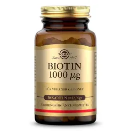 Solgar Biotina 1000 µg cápsulas (50 piezas)