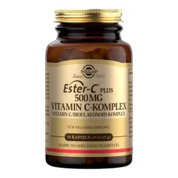 Solgar Ester-C plus 500 mg cápsulas, 50 piezas