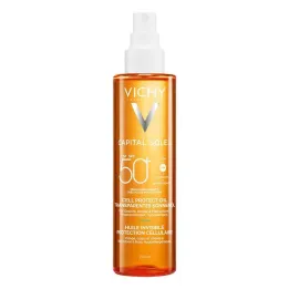 Vichy Capital Soleil Aceite Protector Celular LSF 50, 200 ml
