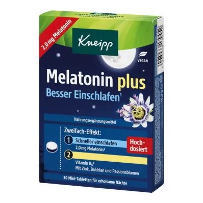 Kneipp Melatonina plus tabletas, 30 st
