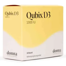 Medis Qubix Vitamina D3 1000 IU en polvo (30 piezas)