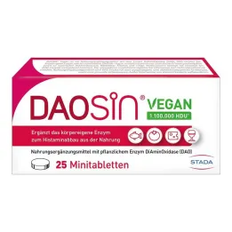 Comprimidos veganos Daosin, 25 comprimidos