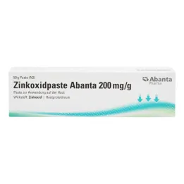 Pasta de óxido de zinc Abanta 200 mg / g Pasta para uso en la piel, 50 g