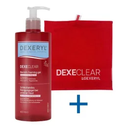Dexeryl Dexeclear gel limpiador espumoso para pieles impuras, 400 ml