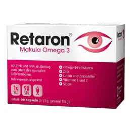 Cápsulas Retaron Makula Omega-3, 90 piezas