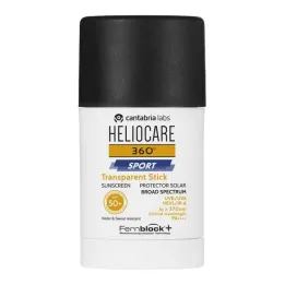 Heliocare 360° Sport Barra transparente SPF 50 + , 25 g