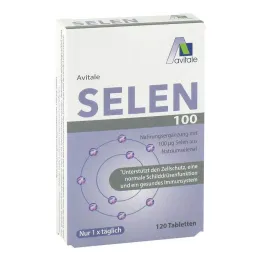 Tabletas de selenio de 100 µg, 120 piezas