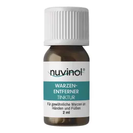 Tintura eliminadora de verrugas Nuvinol indolora, 2 ml